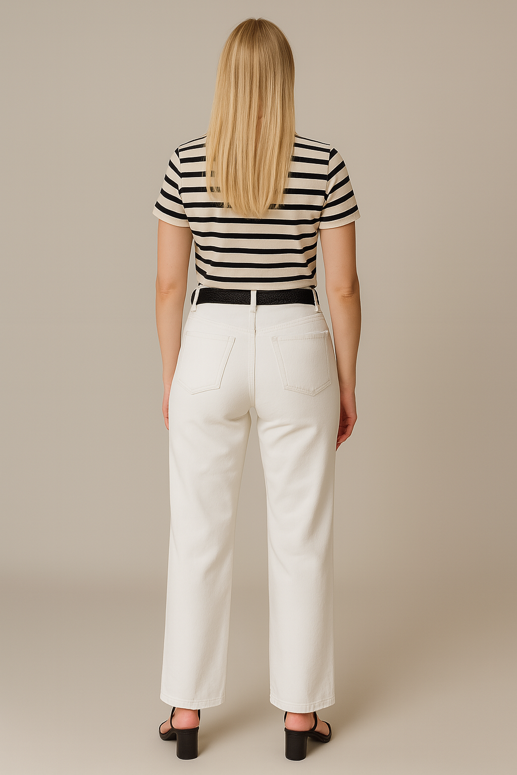 THE AYA WIDE LEG DENIM TROUSER